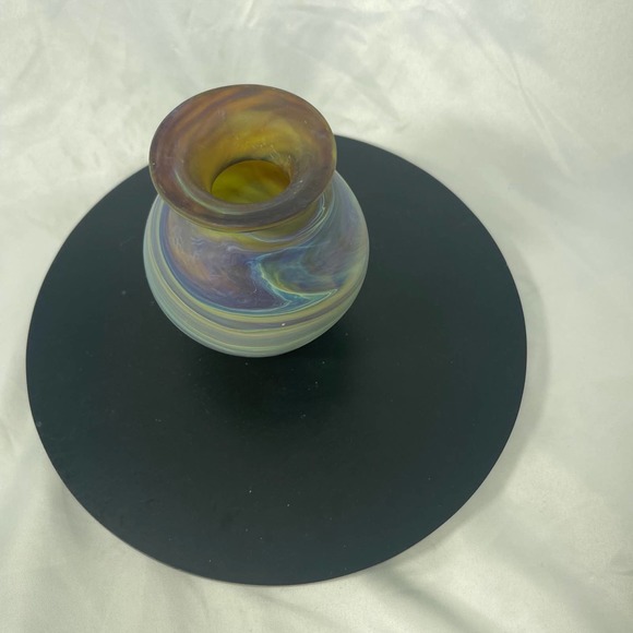 VTG Pheonitian  blown glass vase - Picture 8 of 10